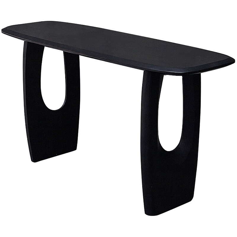 Консоль из массива акации Veras Console Table Черный Консоль из массива акации Veras Console Table Черный в Тюмени | Loft Concept