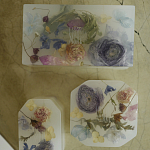Шкатулка из эпоксидной смолы с цветами белая Epoxy Resin Flowers Box White варинант исполнения - 3 | Loft Concept в Тюмени