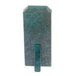 Часы погон ВС подарочные настольные из натурального камня Змеевик Military Clock варинант исполнения - 15 | Loft Concept в Тюмени