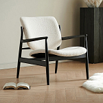 Кресло с каркасом и ножками из древесины и мягкими сиденьем и спинкой Venice варинант исполнения - 6 | Loft Concept в Тюмени