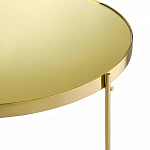 Кофейный столик овальный золотой Modern Mirror Gold Table варинант исполнения - 3 | Loft Concept в Тюмени