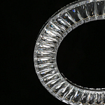 Люстра круглая с прозрачной хрустальной рамкой Maude Crystal Light варинант исполнения - 8 | Loft Concept в Тюмени