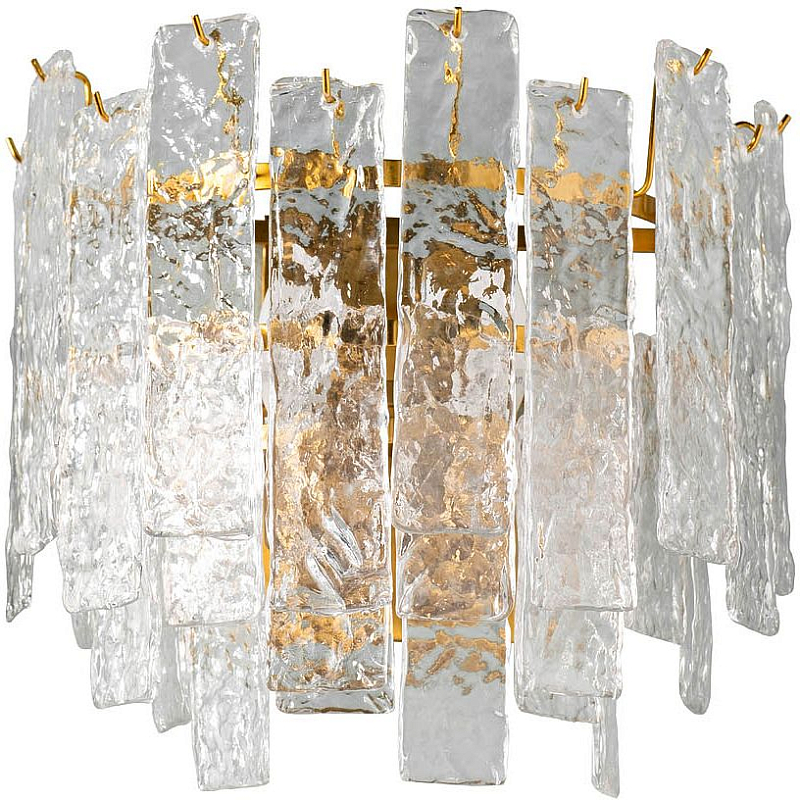 Бра Textured 2 Золотой Прозрачный Бра Textured 2 Золотой Прозрачный в Тюмени | Loft Concept