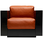 Дизайнерское кожаное кресло Poltronova Saratoga Armchair варинант исполнения - 1 | Loft Concept в Тюмени