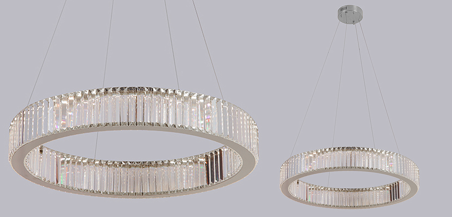 Люстра Crystal Shine Linda Chrome Chandelier - Loft-Concept в Тюмени