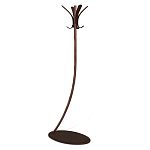 Вешалка коричневая с 4-мя крючками из пластика Curves Hangers варинант исполнения - 1 | Loft Concept в Тюмени