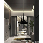 Подвесной вязаный черный светильник «Лампа Марракеша» варинант исполнения - 4 | Loft Concept в Тюмени