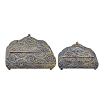 Набор из двух шкатулок с эффектом патинирования Austronesian Caskets варинант исполнения - 1 | Loft Concept в Тюмени
