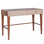 Стол письменный из массива бука с 2-мя ящиками бежевый Wenge Light варинант исполнения - 1 | Loft Concept в Тюмени