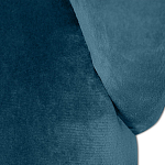 Барный стул вращающийся со спинкой Синий Велюр Vendramin Chair варинант исполнения - 3 | Loft Concept в Тюмени