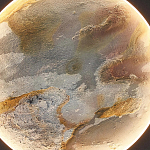 Бра в форме диска черного цвета Borders of Black варинант исполнения - 3 | Loft Concept в Тюмени