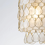 Подвесной светильник с декором из натуральной морской ракушки Iridescent Light варинант исполнения - 4 | Loft Concept в Тюмени