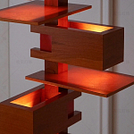 Торшер с каркасом из множества полок Links варинант исполнения - 2 | Loft Concept в Тюмени