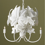 Люстра белая в виде цветков шиповника White Rosehip Flower варинант исполнения - 3 | Loft Concept в Тюмени