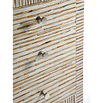 Тумбочка прикроватная Bogense Bone Inlay Bedside Beige варинант исполнения - 3 | Loft Concept в Тюмени