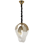 Подвесной светильник с хрустальными подвесками Godard Crystal Ring Hanging Lamp варинант исполнения - 2 | Loft Concept в Тюмени