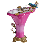 Ваза розового цвета из фарфора с птичкми и цветущими ветвями Garden of Eden варинант исполнения - 2 | Loft Concept в Тюмени