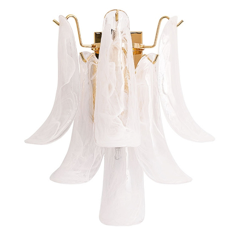 Настенный светильник Lamp Mirage Белый Золотой Настенный светильник Lamp Mirage Белый Золотой в Тюмени | Loft Concept