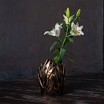 Ваза «Золотая» варинант исполнения - 2 | Loft Concept в Тюмени