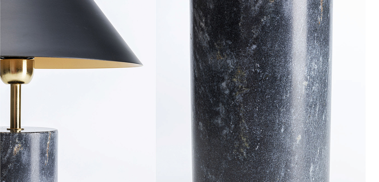 Настольная лампа из темно-синего мрамора - Loft-Concept в Тюмени
