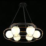 Люстра подвесная круглая с белыми плафонами Martin варинант исполнения - 3 | Loft Concept в Тюмени