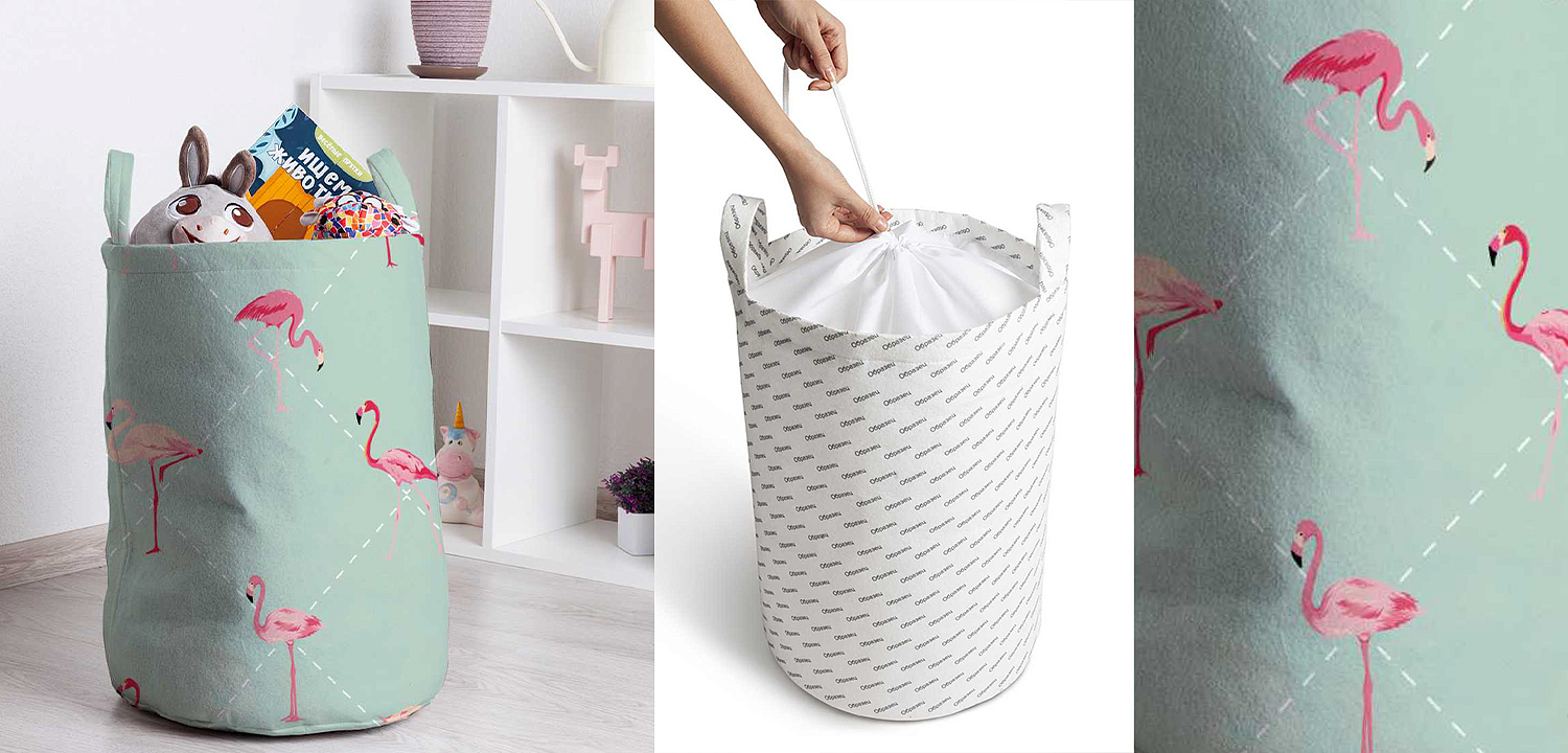 Корзина Flamingo Rhombus Basket Корзина Flamingo Rhombus Basket - Loft-Concept в Тюмени