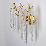 Бра золотого цвета с ветвями и хрустальными подвесками FAIRYTREE Light варинант исполнения - 3 | Loft Concept в Тюмени