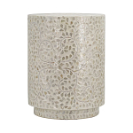 Приставной столик с рисунком из раковин устриц Bone Inlay варинант исполнения - 2 | Loft Concept в Тюмени