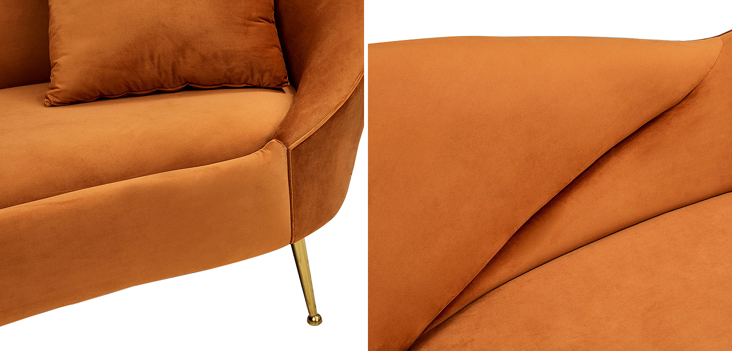 Диван Prudence Orange Sofa Диван Prudence Orange Sofa - Loft-Concept в Тюмени