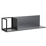 Полка навесная открытая цвета графит Strict Lines  варинант исполнения - 1 | Loft Concept в Тюмени