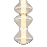 Подвесной светильник светодиодный с стеклянным волнообразным плафоном Amphora of Light варинант исполнения - 4 | Loft Concept в Тюмени