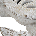 Статуэтка краб с детализированной текстурой в белом цвете Marine Accessories варинант исполнения - 3 | Loft Concept в Тюмени