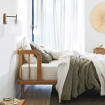 Кровать из массива дуба с пружинным блоком Mateta варинант исполнения - 8 | Loft Concept в Тюмени