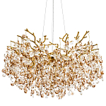 Люстра с хрустальными подвесками Fairytree Gold Crystal Chandelier 10 варинант исполнения - 1 | Loft Concept в Тюмени