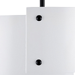 Потолочный светильник круглый светодиодный Semicircular White Panels белый варинант исполнения - 1 | Loft Concept в Тюмени