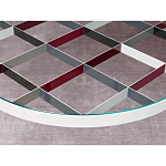 Дизайнерский круглый кофейный стол со стеклянной столешницей Gio Ponti D.555.1 Coffee Table варинант исполнения - 3 | Loft Concept в Тюмени