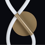 Бра с белым плафоном в форме восьмерки и круглым основанием Luke Lampco Tracer Lamp варинант исполнения - 5 | Loft Concept в Тюмени