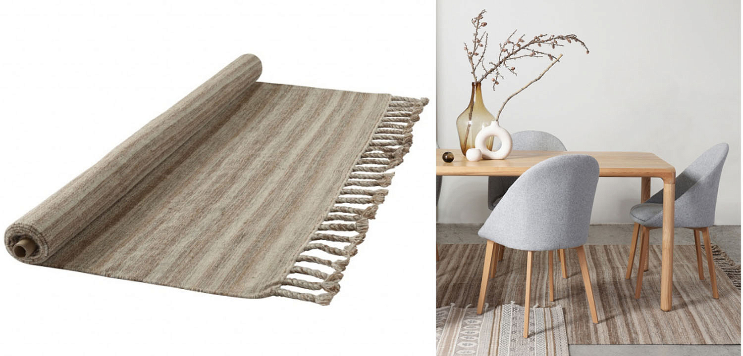 Ковер Letinus Carpet beige Ковер Letinus Carpet beige - Loft-Concept в Тюмени