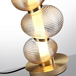 Настольная лампа с 3-мя рифлеными стеклянными шарами Marcelh Light варинант исполнения - 4 | Loft Concept в Тюмени