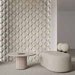 Гипсовая 3D Панель DRAGON SCALE - B варинант исполнения - 1 | Loft Concept в Тюмени