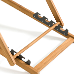 Шезлонг из акации и ткани Venezuela варинант исполнения - 9 | Loft Concept в Тюмени