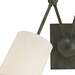 Бра с двумя тканевыми абажурами в форме цилиндра Prerequisites варинант исполнения - 1 | Loft Concept в Тюмени