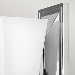 Бра с белым матовым плафоном на прямоугольном основании цвета хром Hinkley варинант исполнения - 2 | Loft Concept в Тюмени