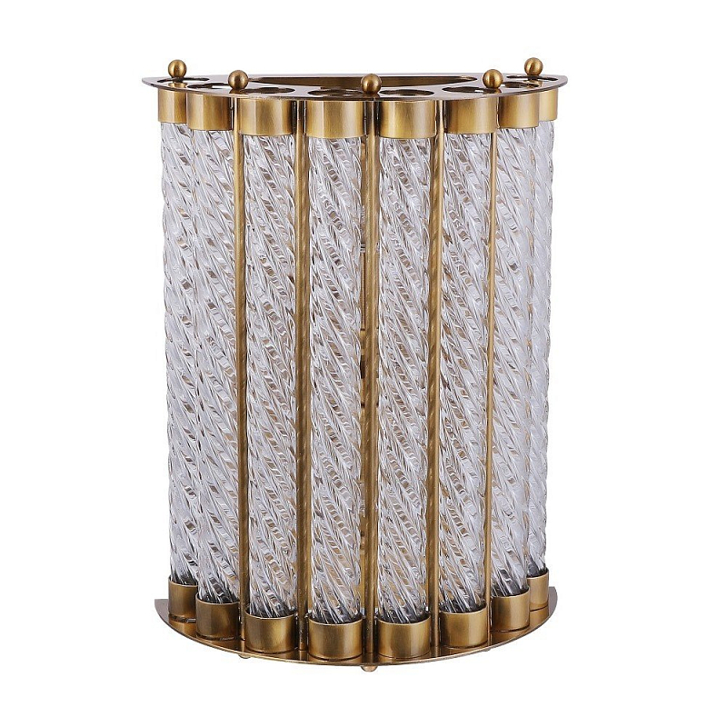 Бра Glass Spirals Sconces Бронза Прозрачное Стекло Бра Glass Spirals Sconces Бронза Прозрачное Стекло в Тюмени | Loft Concept