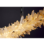 Люстра линейная светодиодная из необработанных кристаллов Mountain Comet варинант исполнения - 1 | Loft Concept в Тюмени