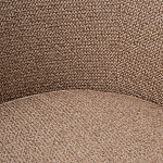 Кресло вращающееся черно-золотая рогожка Julia Armchair Golden Belt варинант исполнения - 4 | Loft Concept в Тюмени