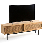 ТВ-тумба с плетеным декором Tate Wicker TV Stand варинант исполнения - 6 | Loft Concept в Тюмени