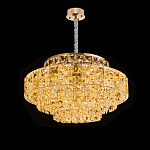 Люстра хрустальная в неоклассическом стиле на золотистом каркасе Majesty варинант исполнения - 5 | Loft Concept в Тюмени