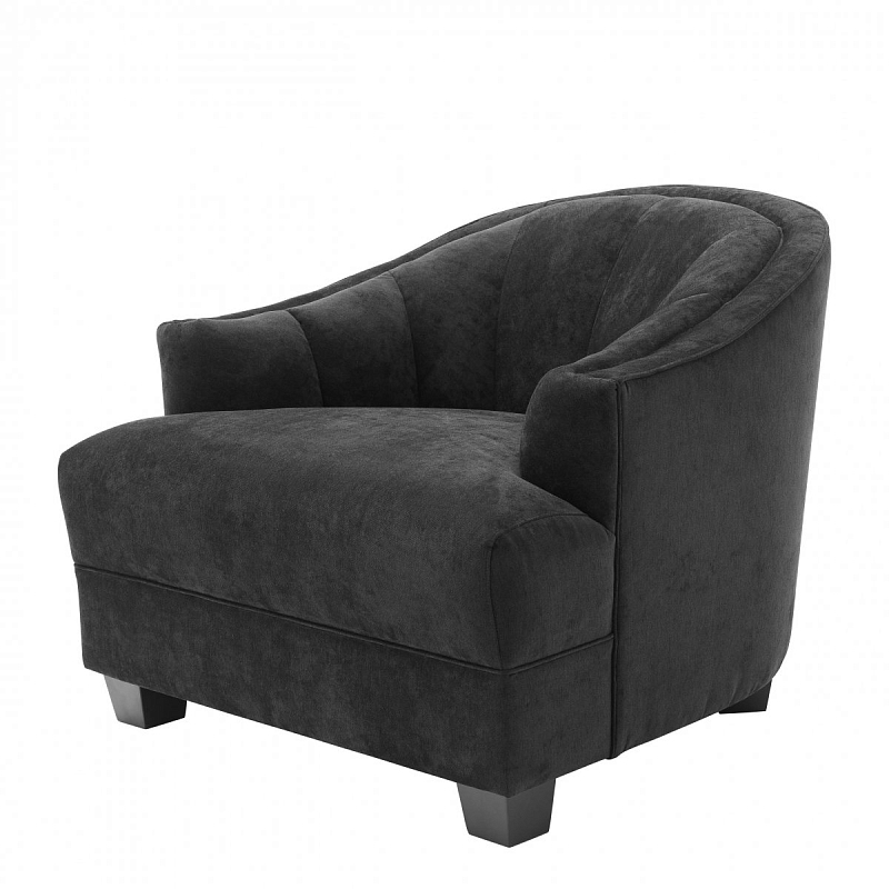 Кресло Eichholtz Chair Polaris Black Черный Кресло Eichholtz Chair Polaris Black Черный в Тюмени | Loft Concept