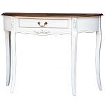 Деревянная консоль с ящиком в стиле прованс Hadrienne Montmartre Provence Connsole Table варинант исполнения - 1 | Loft Concept в Тюмени